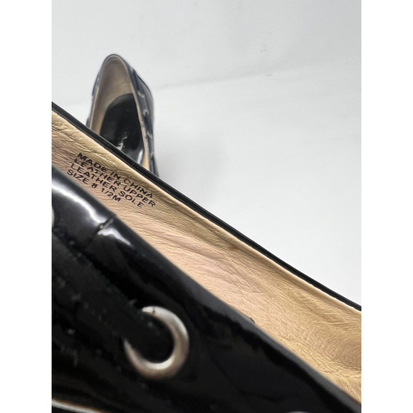 Michael Michael Kors Black Patent Leather Pumps Size‎ 8.5 - Picture 10 of 10